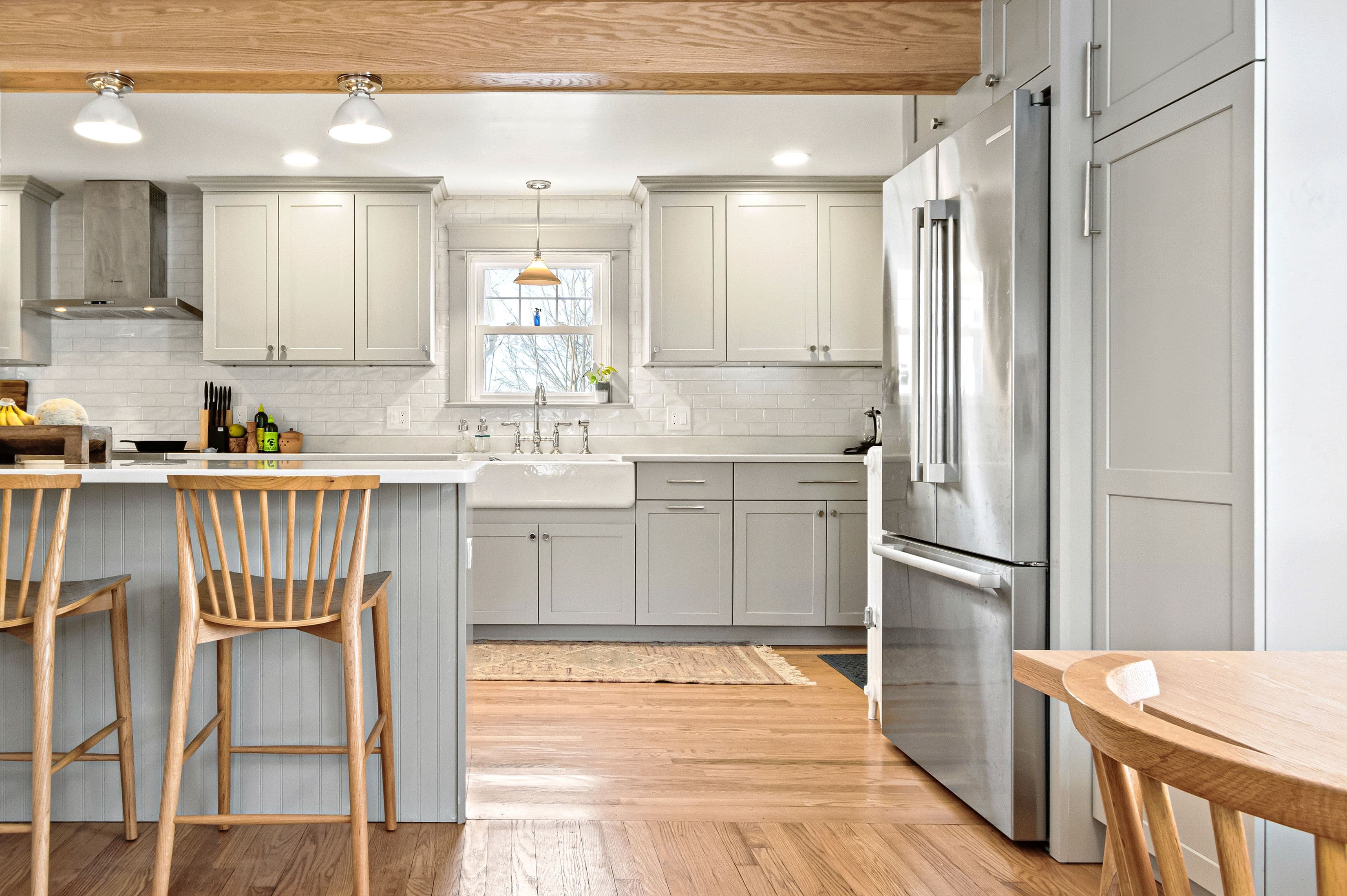 Finalized kitchen renovation GC'd by Orion Woodshop